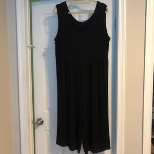 Bella Flore Sleeveless Gathered Jumpsuit 1X